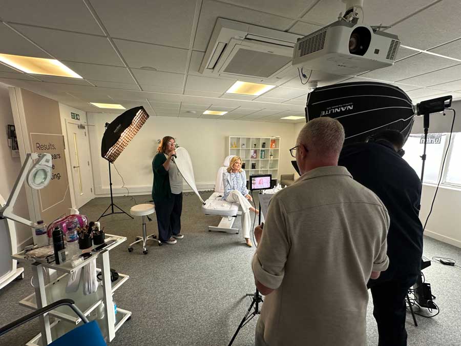 Mark at work photographing the latest toys for Jazwares